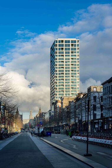 ConceptWall 60 Фасади і MasterLine 8 Вікна - Antwerp Tower Знаходиться в Antwerp, Belgium