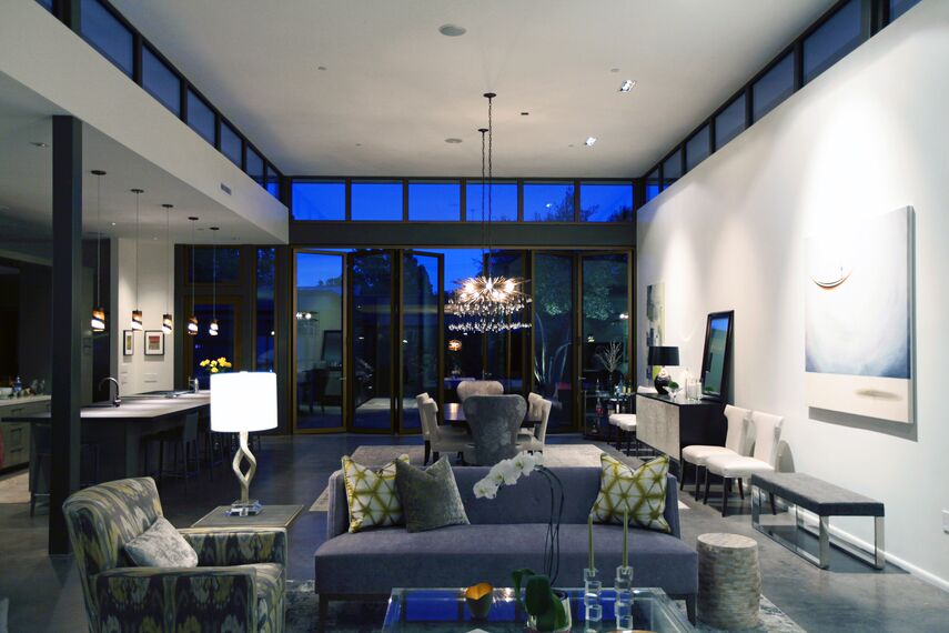 ConceptSystem 68 Вікна, ConceptFolding 77 Розсувні та Розкладні системи і ConceptSystem 68 Двері - Villa Modern Prairie House Знаходиться в Sonoma Wine Country, United States of America