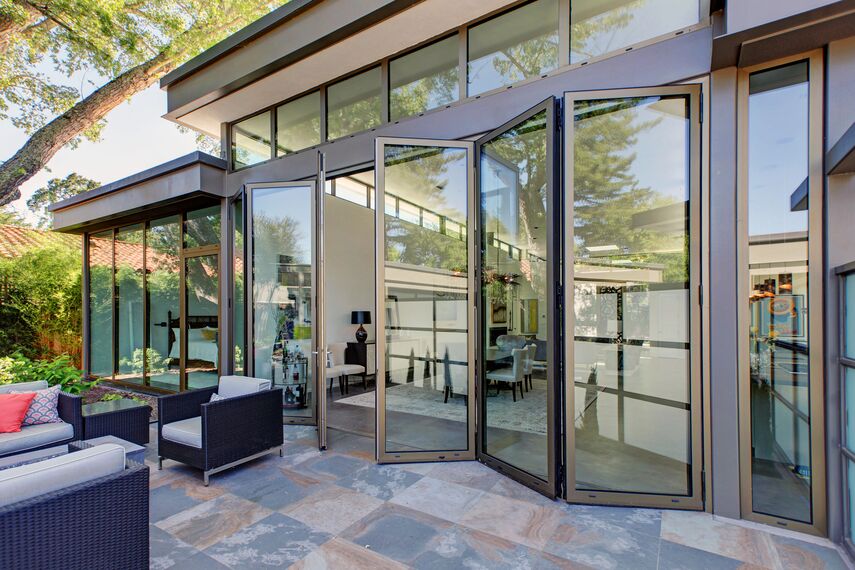 ConceptSystem 68 Вікна, ConceptFolding 77 Розсувні та Розкладні системи і ConceptSystem 68 Двері - Villa Modern Prairie House Знаходиться в Sonoma Wine Country, United States of America
