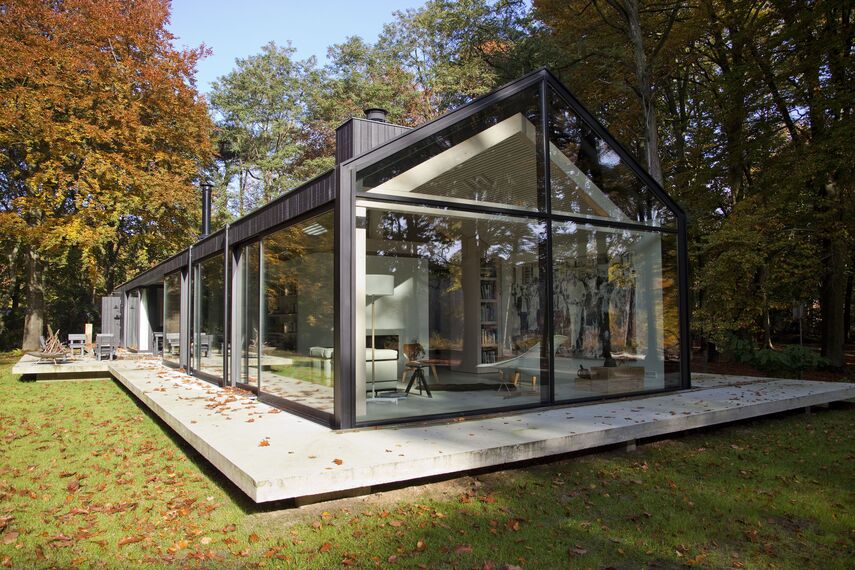 ConceptPatio 130 Розсувні та Розкладні системи, ConceptSystem 77 Вікна і ConceptWall 50 Фасади - The Brouwhuis Знаходиться в Oisterwijk, The Netherlands