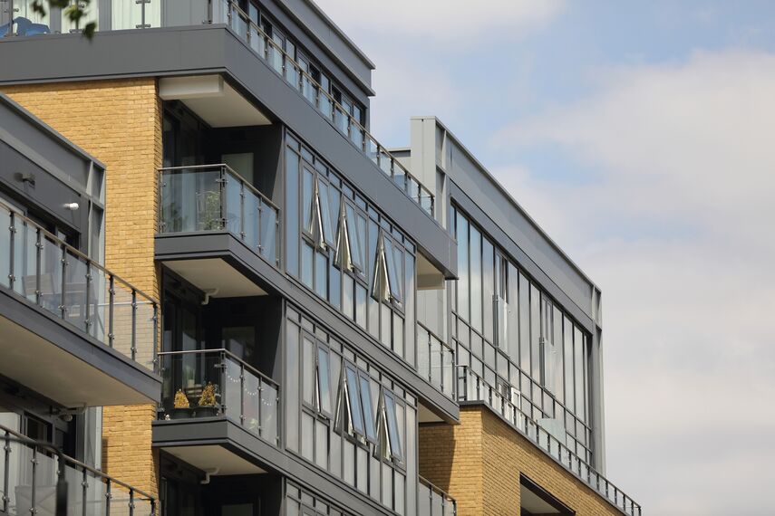 CS 38-SL Скасовані системи, ConceptSystem 77 Вікна, ConceptPatio 130 Розсувні та Розкладні системи, Vision 50 Двері і ConceptWall 50 Фасади - Apartmentcomplex Paynes & Borthwick Знаходиться в London, United Kingdom