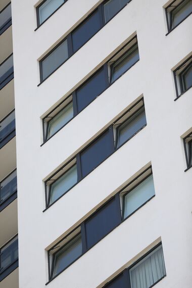 CS 38-SL Скасовані системи, ConceptSystem 77 Вікна, ConceptPatio 130 Розсувні та Розкладні системи, Vision 50 Двері і ConceptWall 50 Фасади - Apartmentcomplex Paynes & Borthwick Знаходиться в London, United Kingdom