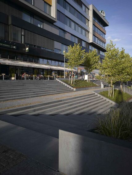 CS 86-HI (c) Скасовані системи і ConceptWall 50 Фасади - Západní město - City West - Office Building Знаходиться в Prague, Czech Republic