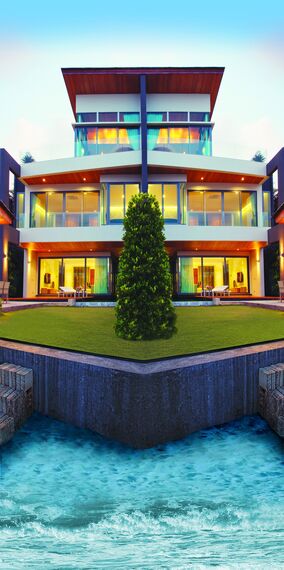 CP 96 Розсувні та Розкладні системи, ConceptSystem 59Pa Двері і ConceptSystem 59Pa Вікна - Villa Eva Beach Resort Знаходиться в Phuket, Thailand