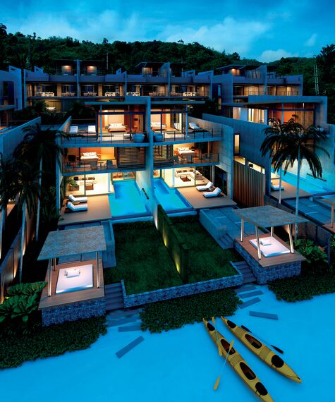 CP 96 Розсувні та Розкладні системи, ConceptSystem 59Pa Двері і ConceptSystem 59Pa Вікна - Villa Eva Beach Resort Знаходиться в Phuket, Thailand