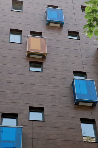 ConceptWall 50 Фасади, ConceptSystem 77 Вікна і ConceptSystem 77 Двері - Apartmentcomplex Carat Apartments Знаходиться в Kharkiv, Ukraine