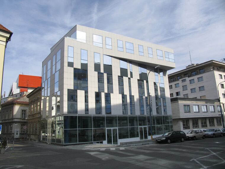 ConceptWall 50 Фасади - Business Center Rigeleho Знаходиться в Bratislava, Slovak Republic