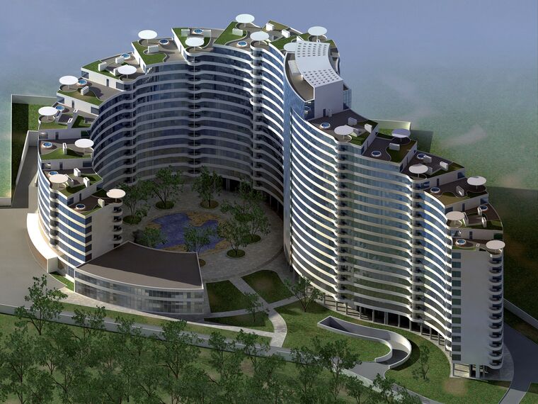 ConceptSystem 77 Двері і ConceptSystem 77 Вікна - Apartmentcomplex White Sails Знаходиться в Odessa, Ukraine