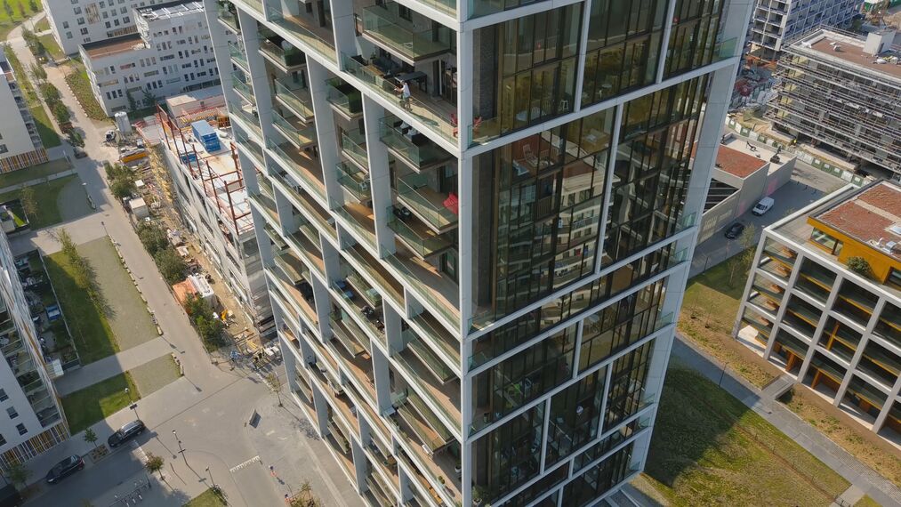 ConceptWall 60 Фасади і MasterLine 8 HI+ Вікна - Scheldezicht Знаходиться в Antwerp, Belgium