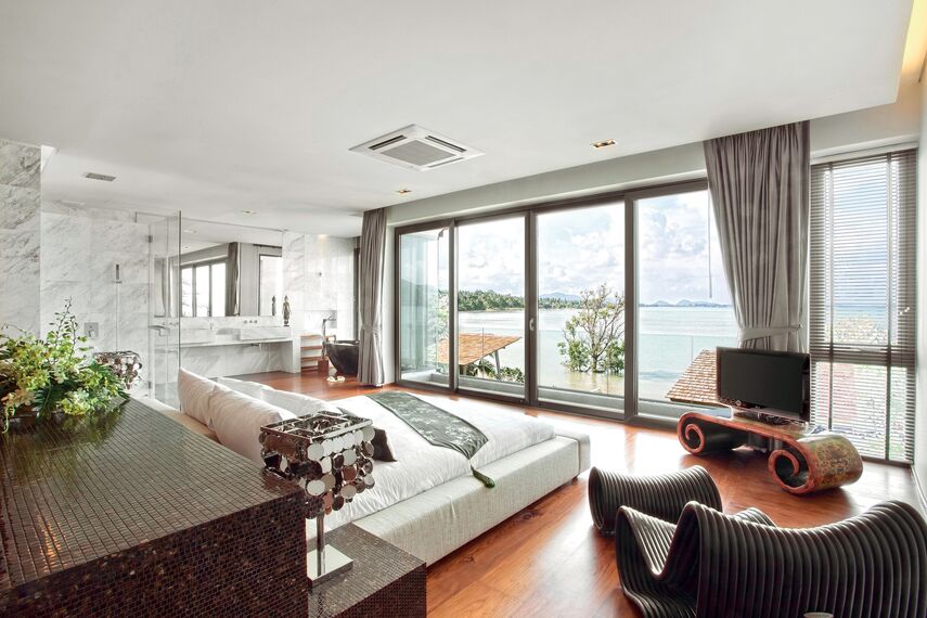 CP 96 Розсувні та Розкладні системи, ConceptSystem 59Pa Двері і ConceptSystem 59Pa Вікна - Villa Eva Beach Resort Знаходиться в Phuket, Thailand