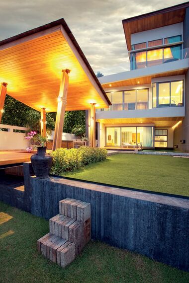 CP 96 Розсувні та Розкладні системи, ConceptSystem 59Pa Двері і ConceptSystem 59Pa Вікна - Villa Eva Beach Resort Знаходиться в Phuket, Thailand