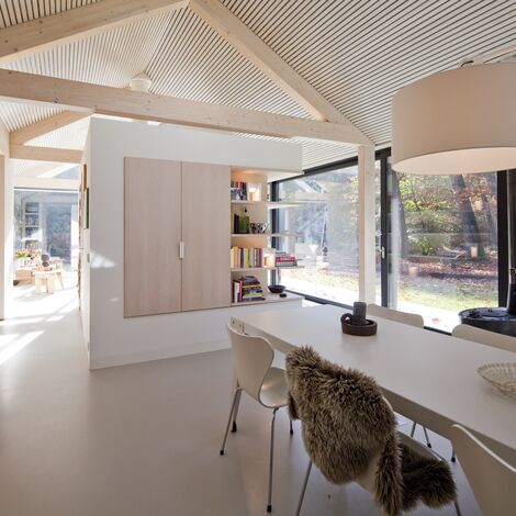 ConceptPatio 130 Розсувні та Розкладні системи, ConceptSystem 77 Вікна і ConceptWall 50 Фасади - House The Brouwhuis Знаходиться в Oisterwijk, The Netherlands