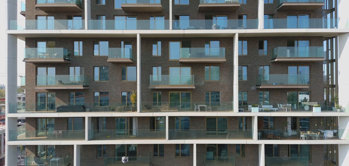 ConceptWall 60 Фасади і MasterLine 8 HI+ Вікна - Scheldezicht Знаходиться в Antwerp, Belgium