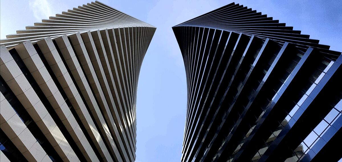 ConceptWall 50 Фасади, ConceptSystem 77 Двері і ConceptSystem 77 Вікна - Apartmentcomplex Axis Towers Знаходиться в Tbilisi, Georgia