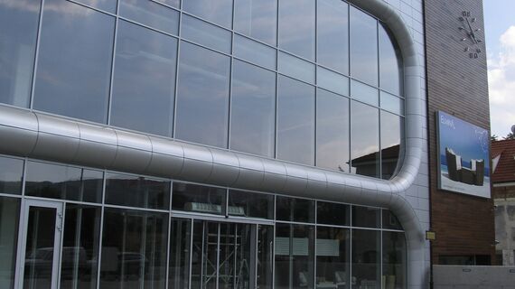ConceptWall 50 Фасади - Shopping center Light Park Знаходиться в Bratislava, Slovak Republic