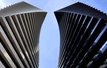ConceptWall 50 Фасади, ConceptSystem 77 Двері і ConceptSystem 77 Вікна - Apartmentcomplex Axis Towers Знаходиться в Tbilisi, Georgia